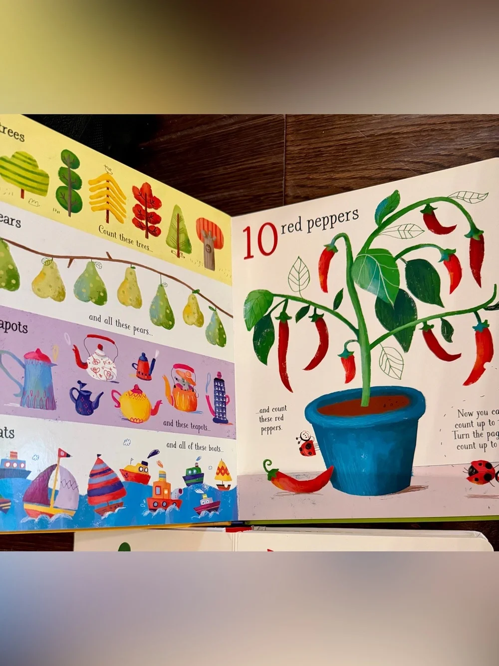 Kids Educational Book Bundle Lot - Usborne Disney ABCs Counting 4 Hardcovers